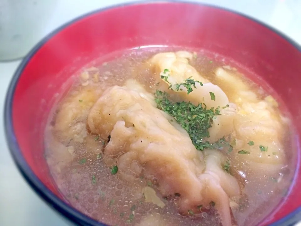 鶏ガラスープの水餃子|しょうさん