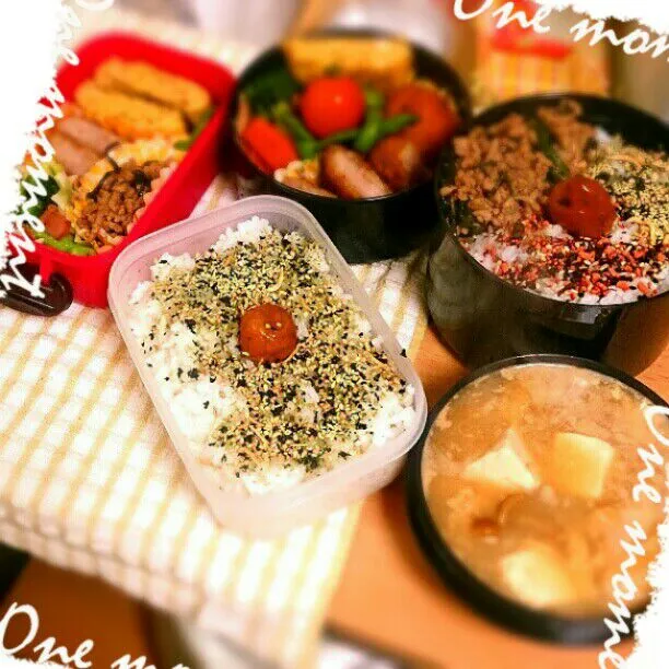 Snapdishの料理写真:今日のお弁当♬*゜|Ryo-koさん