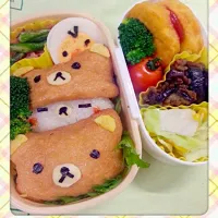 うっちーさんのリラックマ弁当･･･のつもり(/ω＼)