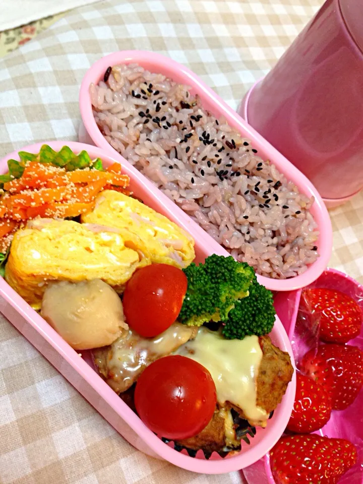 チーズハンバーグ弁当|yukoさん