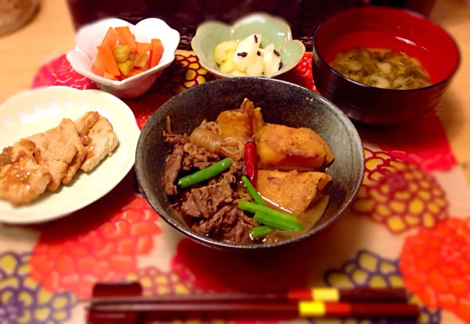 Niku-Jyaga . (Japanese beef & potato stew)  肉じゃが定食|Yuuki.Mさん