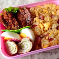 焼豚チャーハンのお弁当|シェリーさん