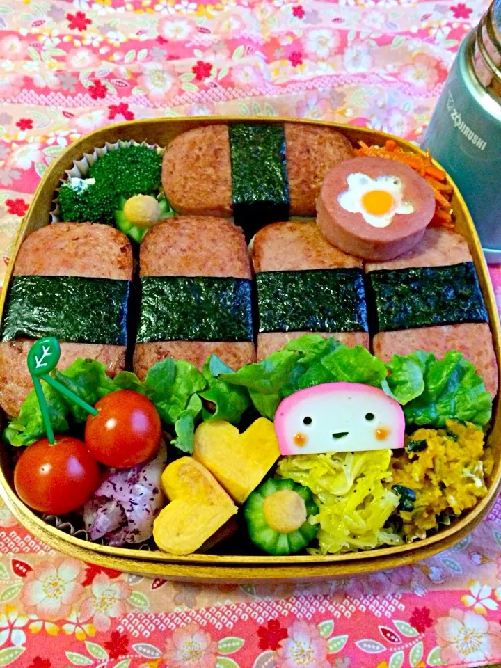 今日の息子のお弁当2014/01/17本日おむすびの日🍙|ミホさん