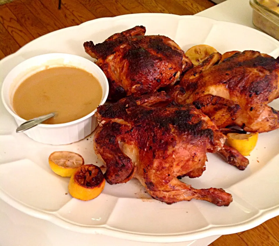 Lemon Baked Chicken and gravy|ダイアナさん