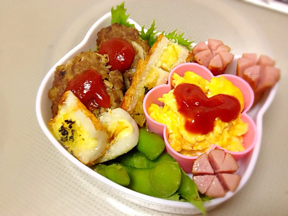 Snapdishの料理写真:急な即席弁当(￣◇￣;)|☃YUKIさん