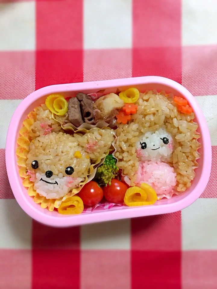 コンとサクちゃん弁当|hanakoさん