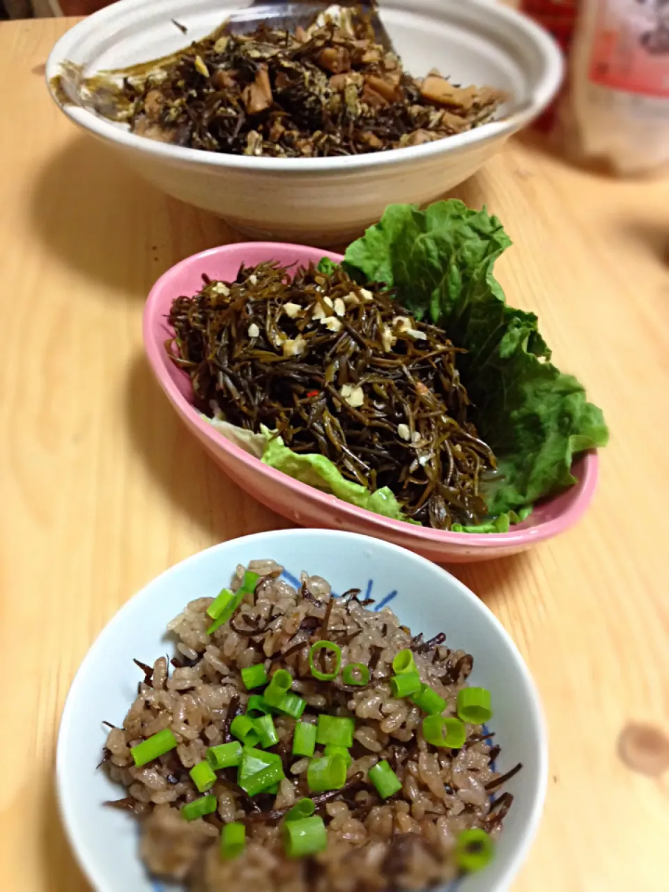 ひじき過ぎる夕飯(￣▽￣)|あいらんどさん