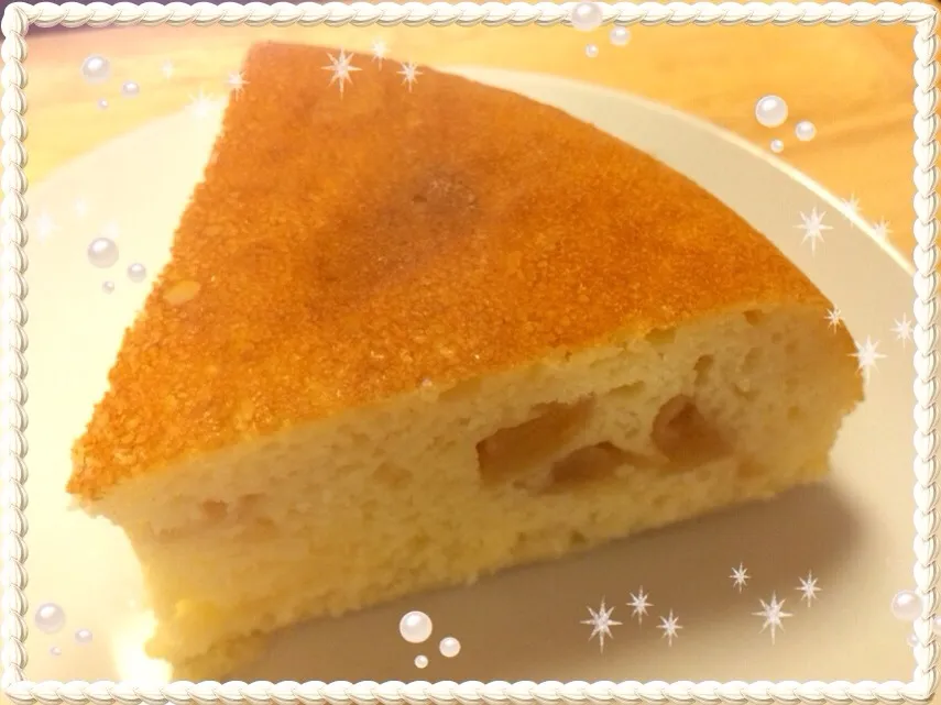 りんご煮で炊飯器ケーキ♪|azraelさん