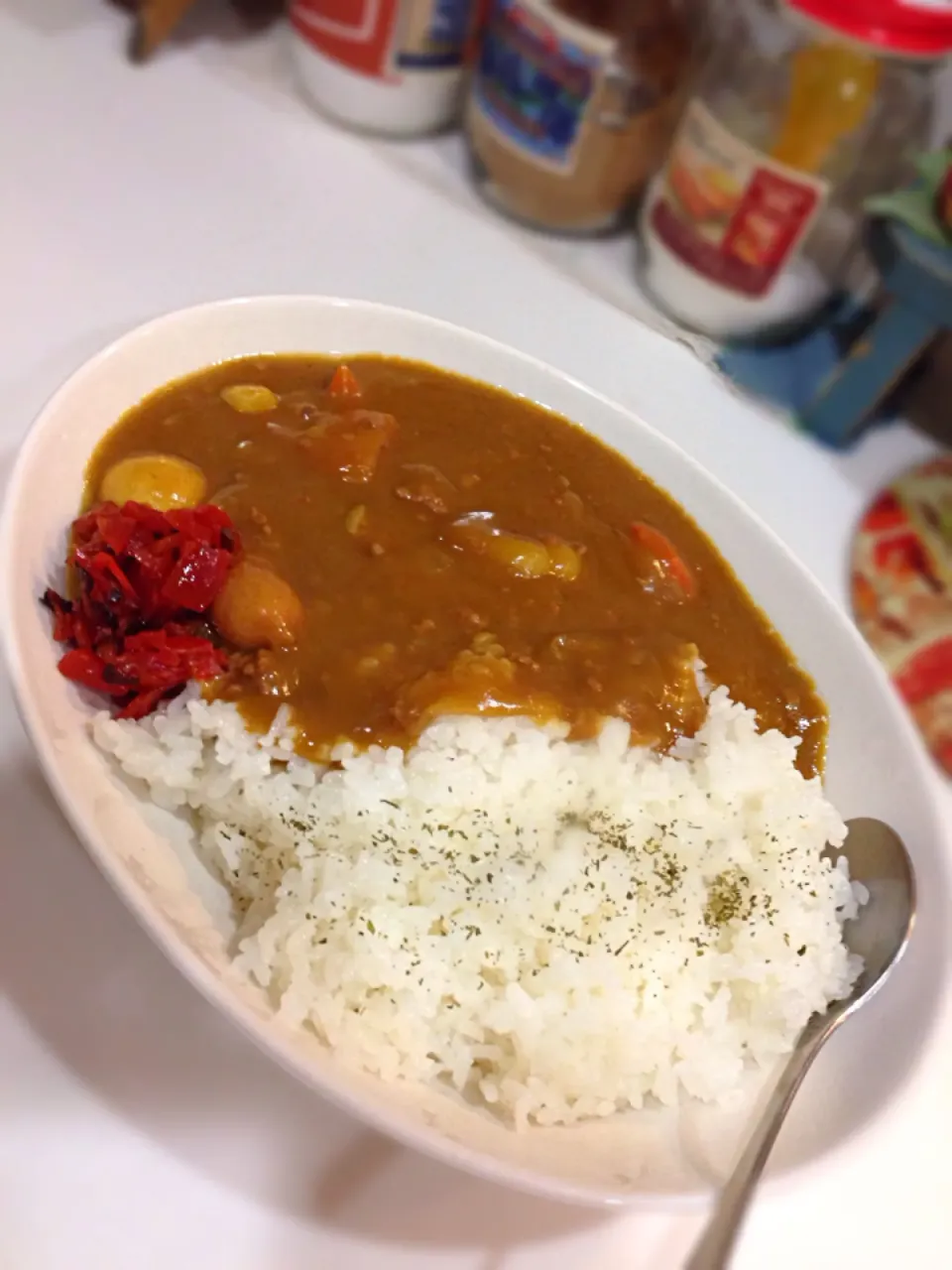 Snapdishの料理写真:普通のカレー（笑）|エートさん