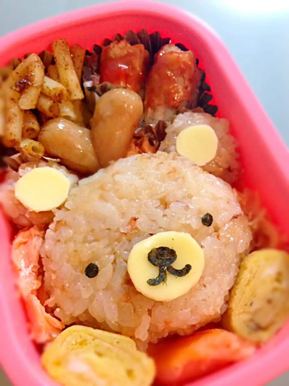 なんちゃってリラックマ♥︎弁当|ピバコさん