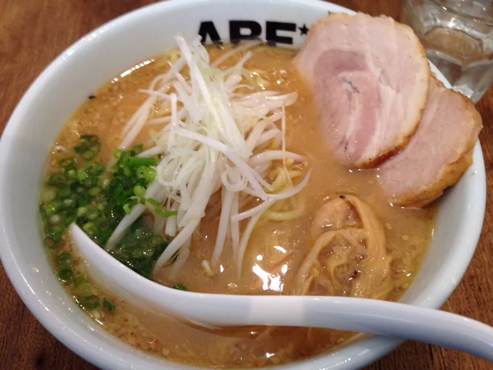 冬季限定の味噌ラーメン（大盛り）|まさとさん