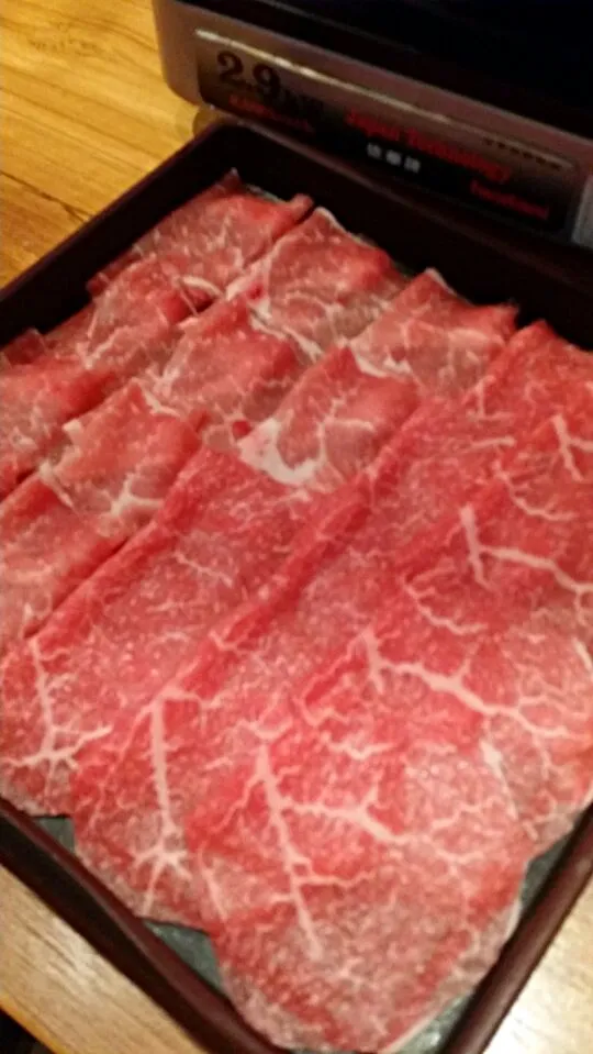 Snapdishの料理写真:Sukiyaki - Kagoshima Wagyu Beef & Japan Air-flown Pork|Yvonne Limさん