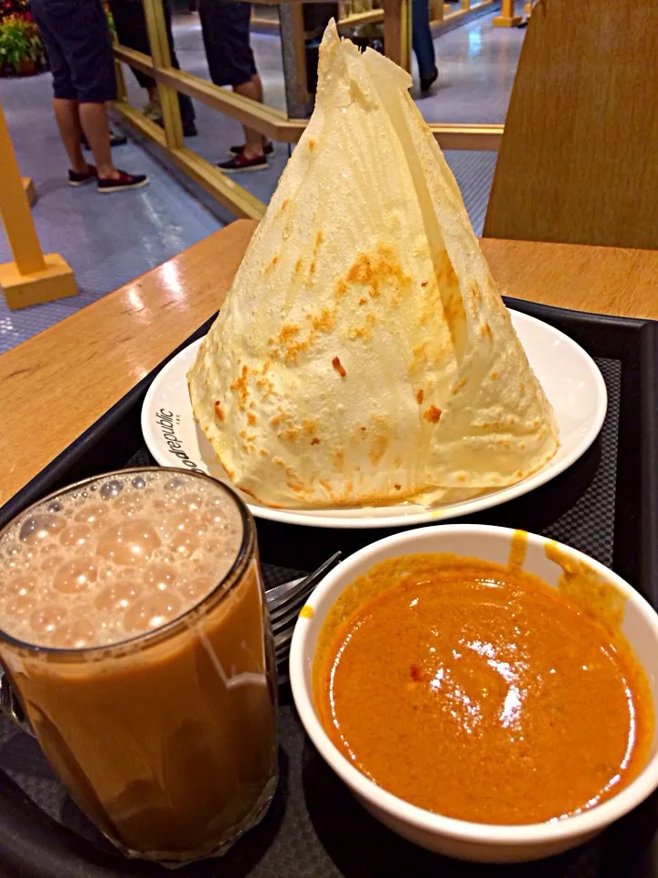 Paper prata and Teh Tarik!|prissyさん