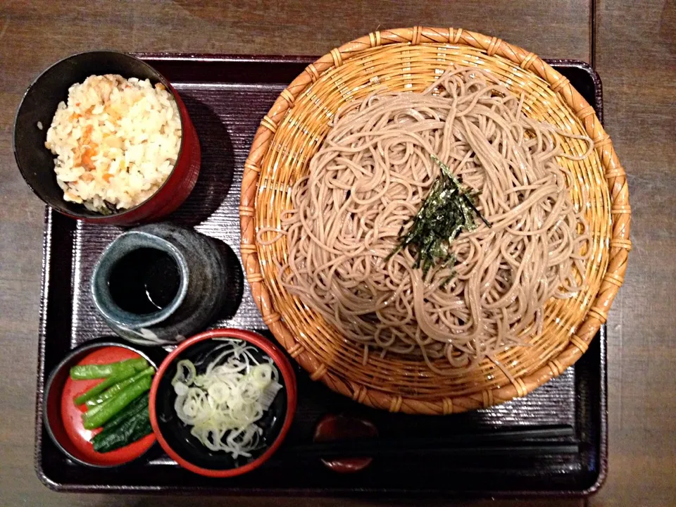 そじ坊 ざるそば定食|ばーさんさん