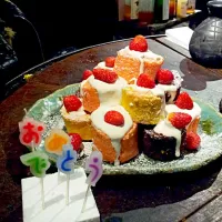 おめでたい日用のロールケーキタワー♪|新野聡さん