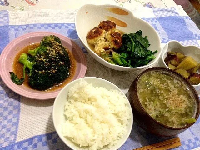 高野豆腐と豆腐のつくね風ご飯☆vegan|みよこさん