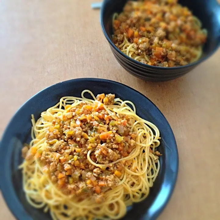 ミートソースパスタ|ともえさん