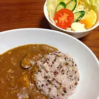 きのこカレー＆雑穀ご飯|Ａ&Ｌさん