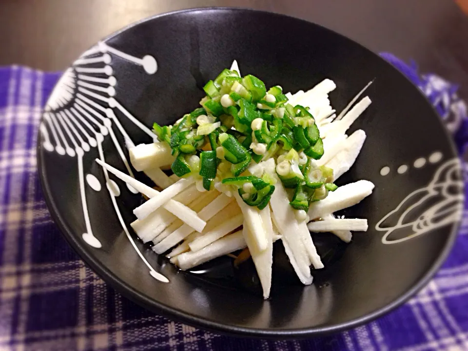 Snapdishの料理写真:長芋の酢の物|ももみにゃん。さん