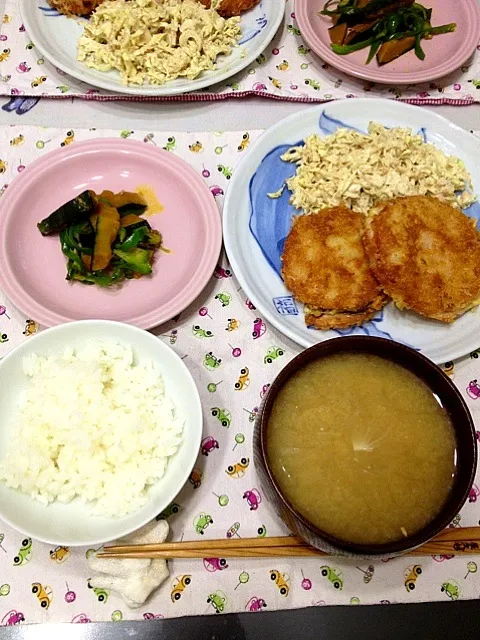 ハムカツご飯☆|みよこさん