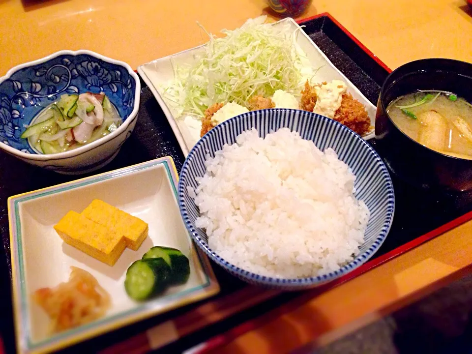 カキフライ定食|やまもささん