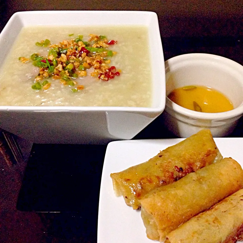 Arroz Caldo & Lumpiang Togue! Perfect for this Cold Weather!|iamfem05さん