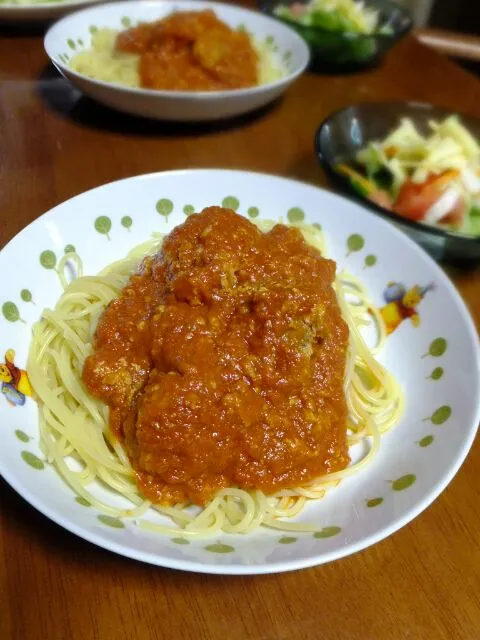 spaghetti with meatballs
スパゲッティミートボール|chiecoさん