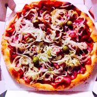 😜pizza. Calabresa|Verinha Osanaiさん