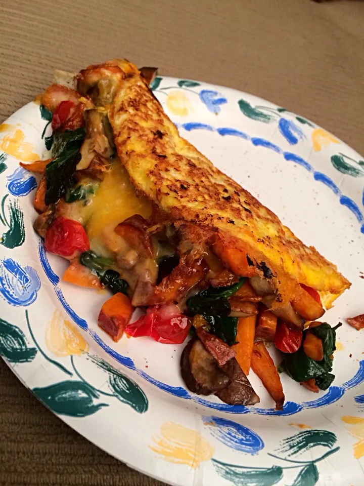 vegetable omlet with cheese|Rich Wagnerさん