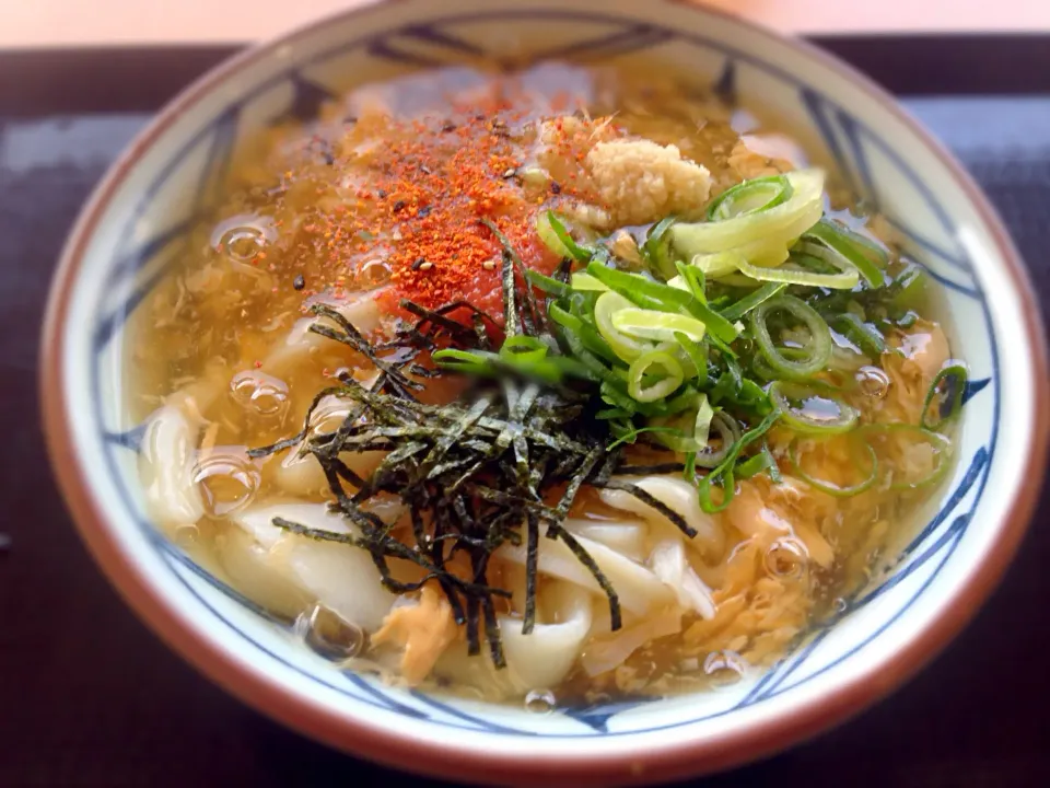 丸亀製麺  たまご餡掛け|繭さん