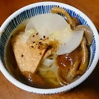 茅の舎出汁のうどん|かよんさん