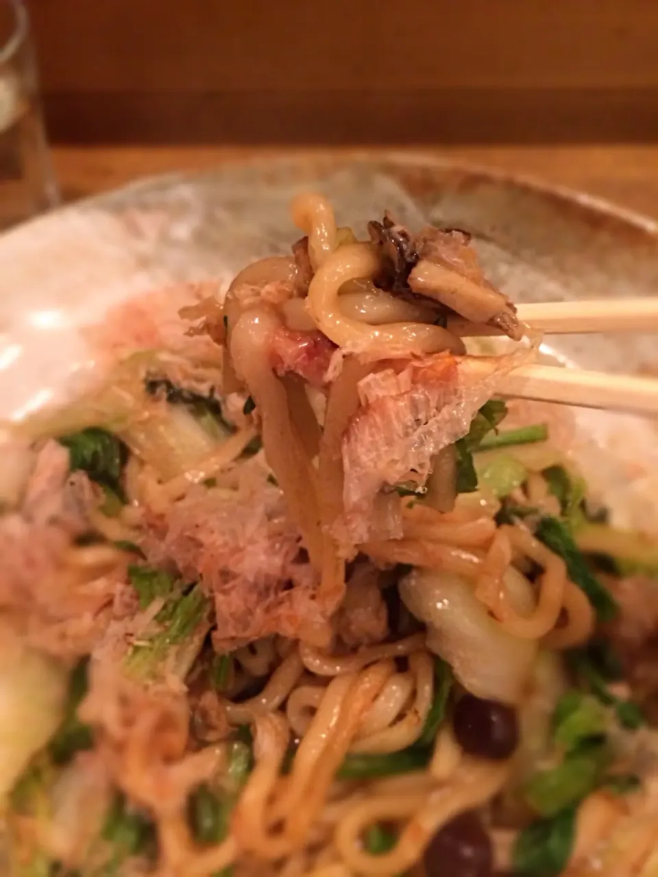 愛宕の牡蠣焼きうどん！|まえさこさん