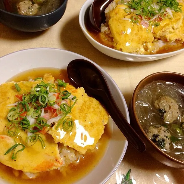 カニカマボコでカニ玉丼。|naouさん