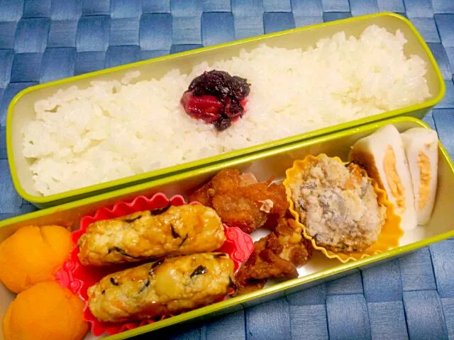 Snapdishの料理写真:2013.1.22
旦那お弁当(*^^*)|さやさん