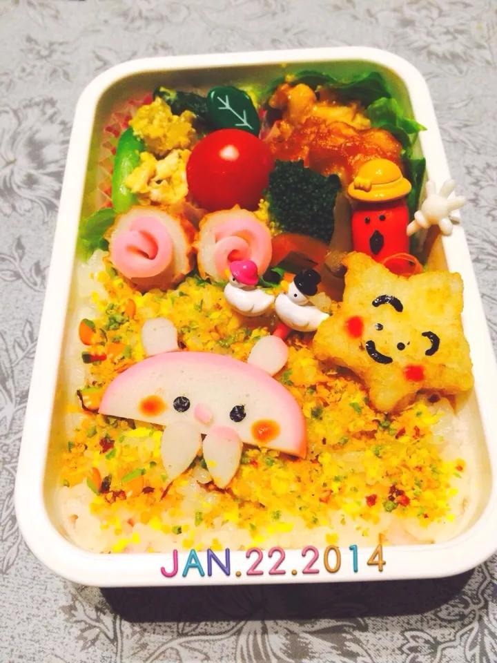 Snapdishの料理写真:娘のお弁当|ゆこちんさん