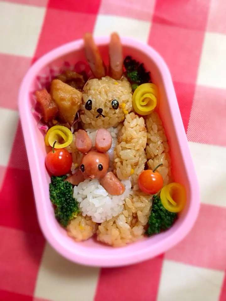 カンガルーの親子ちゃん弁当|hanakoさん