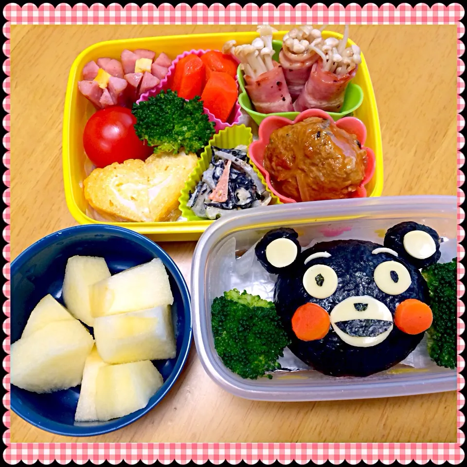 Snapdishの料理写真:くまモン弁当(͒ˊ㋓ˋ˶)͒|cocoboomamaさん