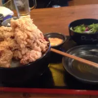 から揚げ丼|Kouichi  Akiさん