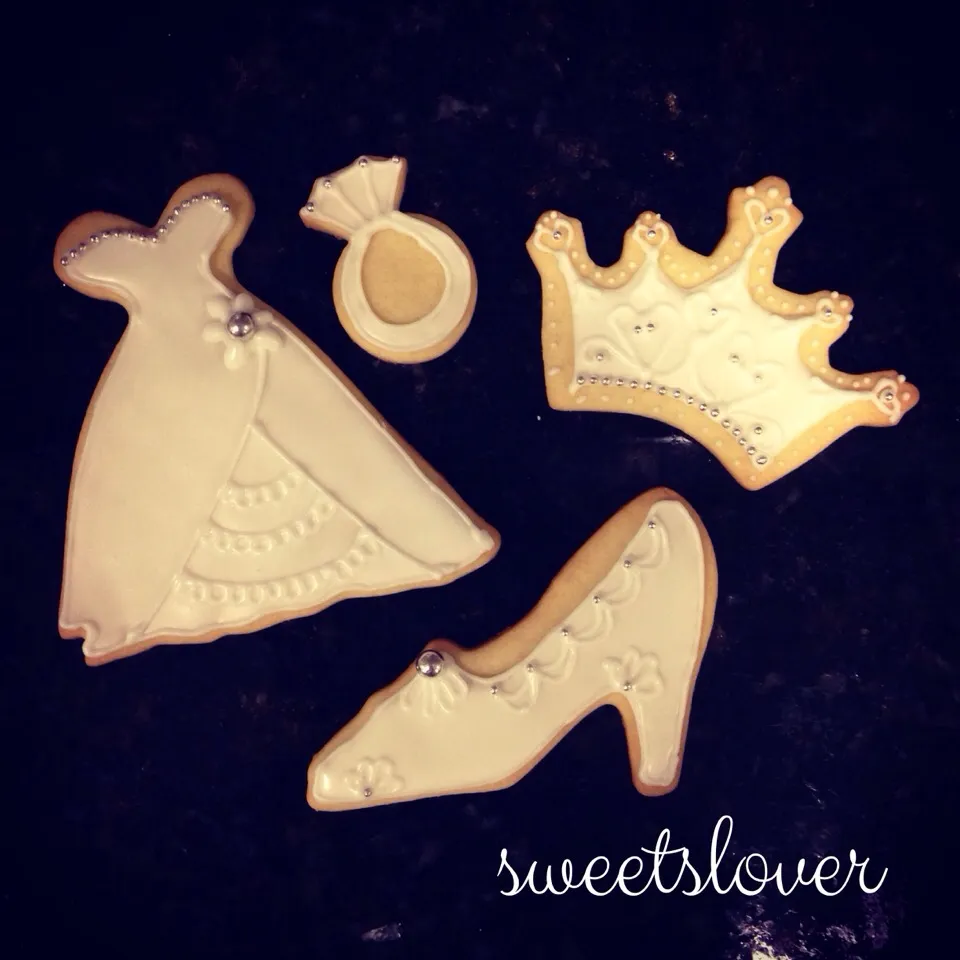 Wedding icing cookie♡|くぅさんさん