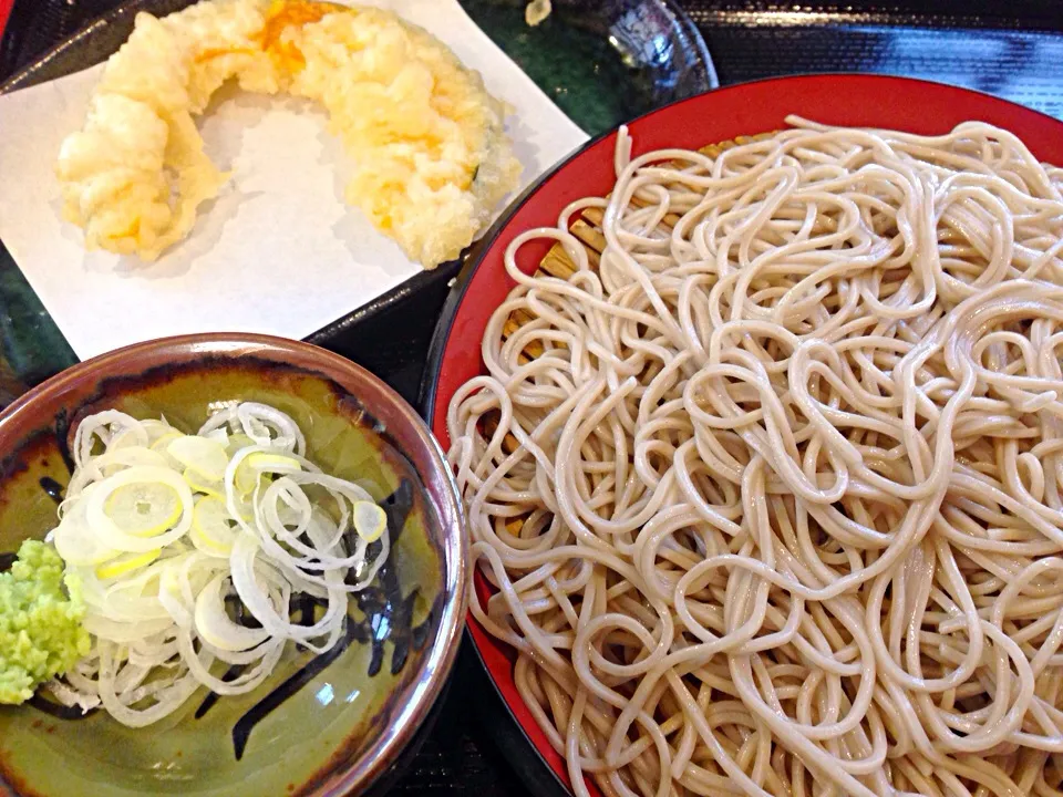 横浜・味奈登庵・もりそば かぼちゃ天|ゆうじ.さん