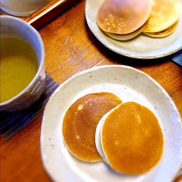 白玉粉のもちもちどら焼き  クルミあんとチョコあん入り♪|深津利江子さん