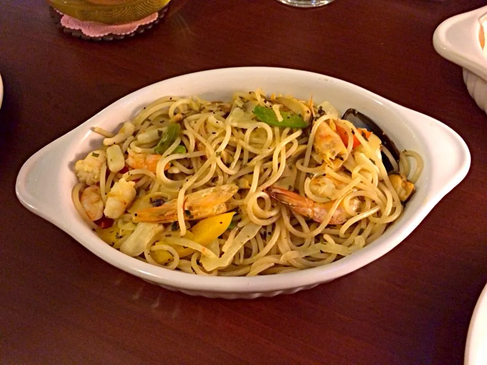 Seafood Paradise Spaghetti|angela angieさん