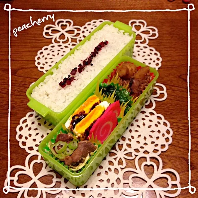 Snapdishの料理写真:旦那様用☆お弁当^_^夜勤4日目|☆ぴ〜ちゃん☆さん