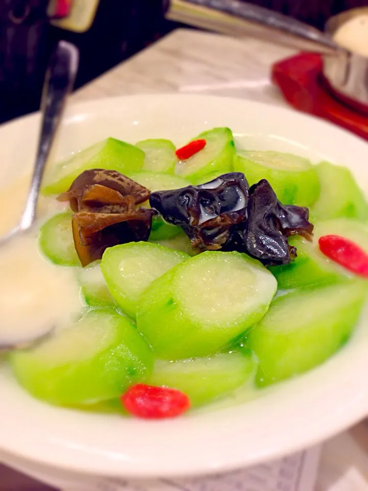 Poached vegetable squash with soya milk|Mak Toniさん