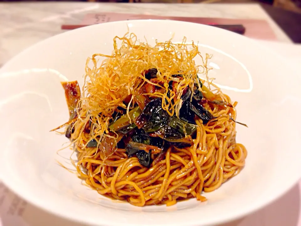 Tossed noodle with scallion|Mak Toniさん