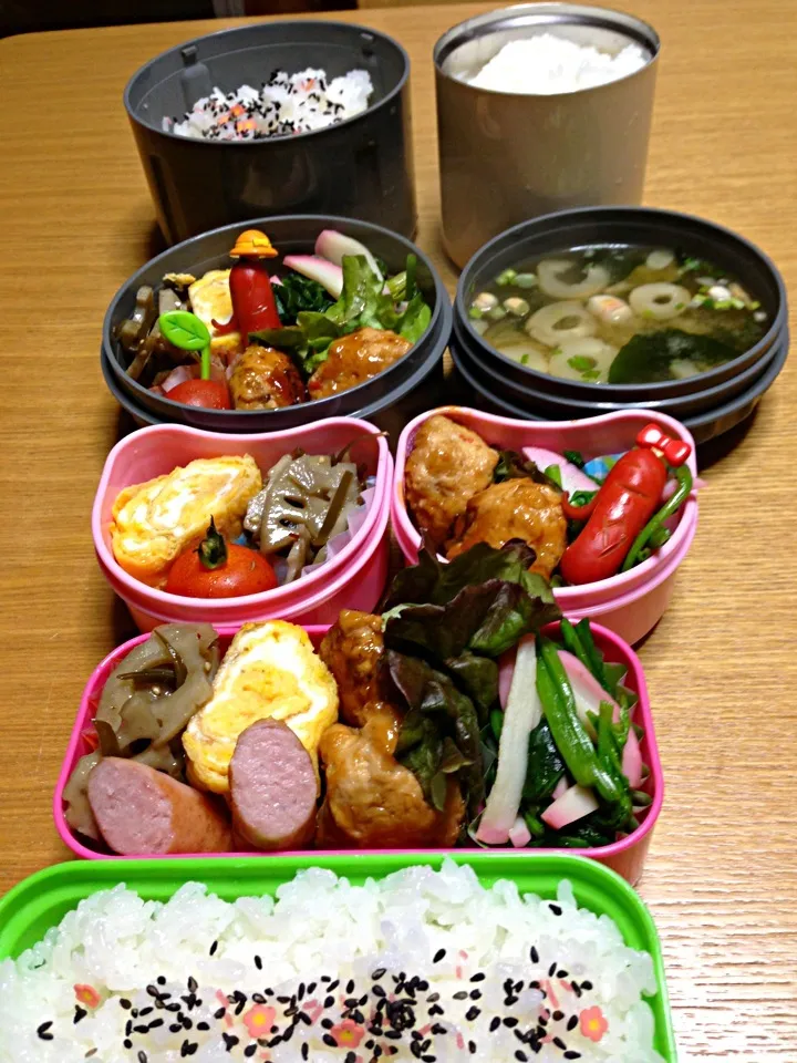 １月２３日３人弁当|川上千尋さん