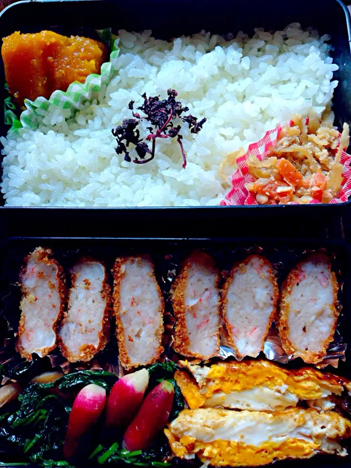 海老カツ弁当|ちーちさん