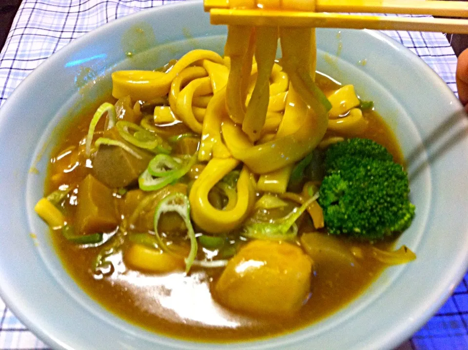 Snapdishの料理写真:山形専用芋煮うどん、カレー|Hiroさん