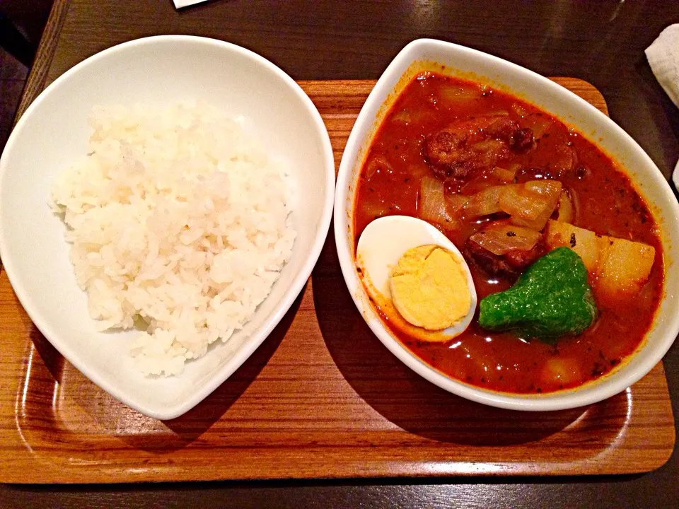 赤チキンスープカレー|カリー仙人さん