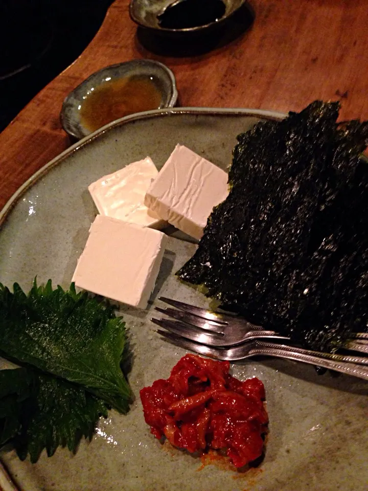 Cream cheese and Korean seaweed|Ai Yamamotoさん